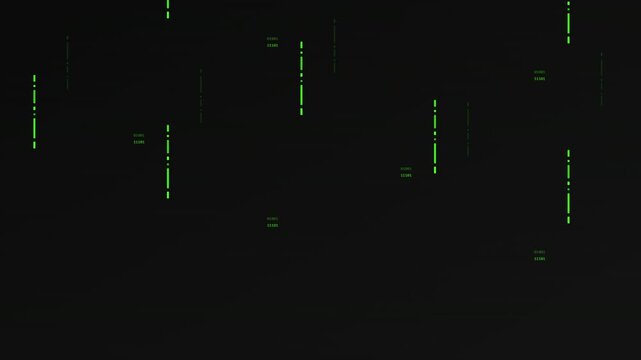dynamic data stream digital binary tech background