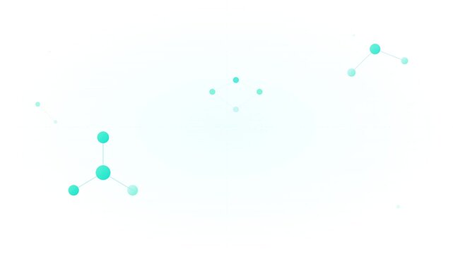 dynamic molecular structure biotech ai research background layer