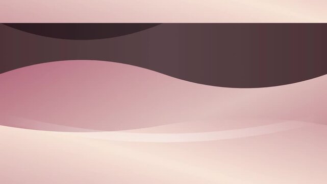 Elegant Rose Gold Metallic Wave Vector Pattern
