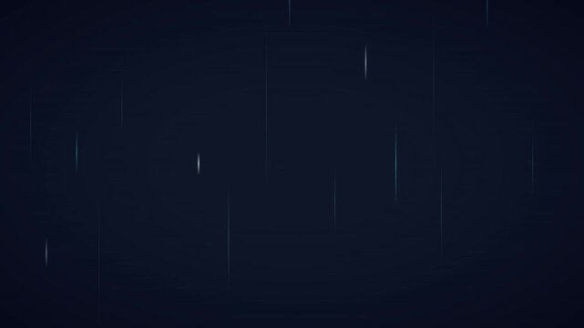 futuristic data stream vertical scrolling lines in teal