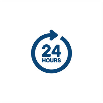 24 Hours Service Icon