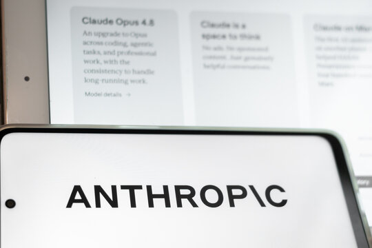 Mexico city, mexico, 05 29 2026, anthropic ai and claude opus technology displayed on devices