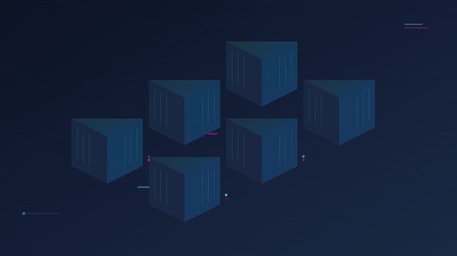 isometric city tech infrastructure modern digital life