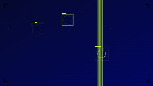 Machine Vision Object Recognition Abstract Vector Graphic