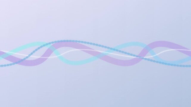 minimalist vector wave data frequency science background design