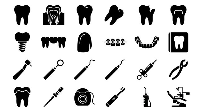 Diverse array of crucial dental care equipment and oral health items, representing advanced Healthcare and Medical services for optimal wellness