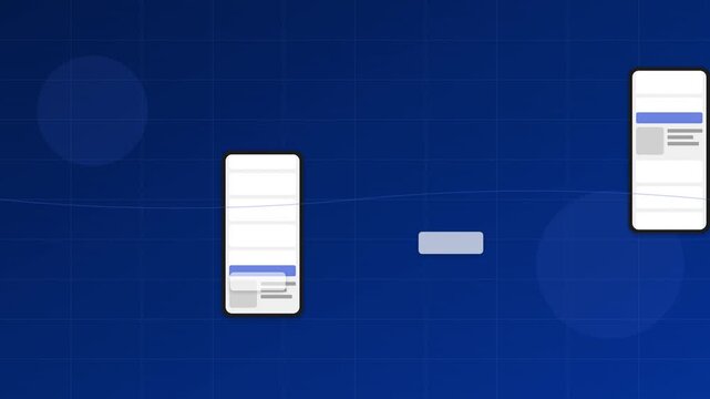 mobile app interface prototype vector tech animation
