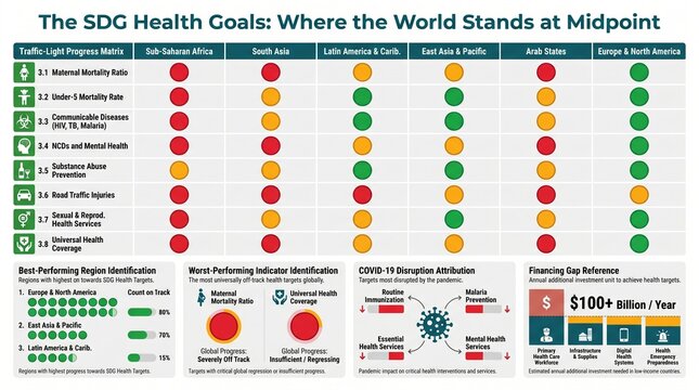 SDG health goals: global progress on sustainable development targets