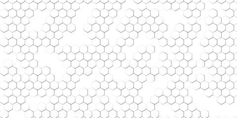 Fishing or soccer net. Repeated hexagon pattern. Black wired mesh texture isolated on white background. © fathor
