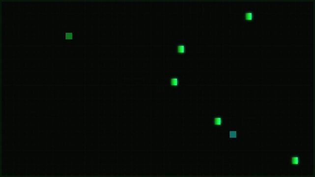 Abstract Pixel Art Digital Technology Background