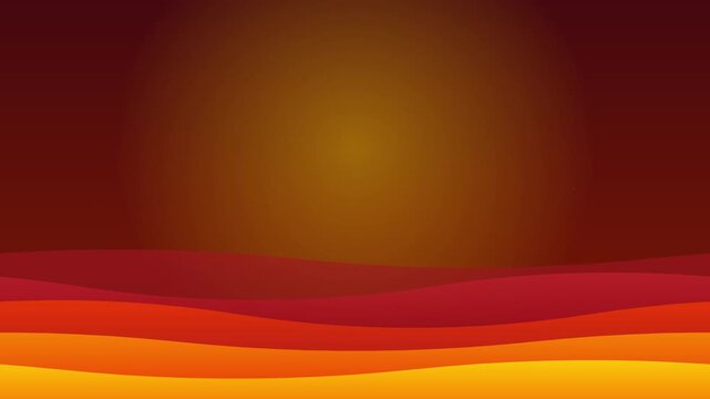 organic warm sunset gradient waves for natural branding