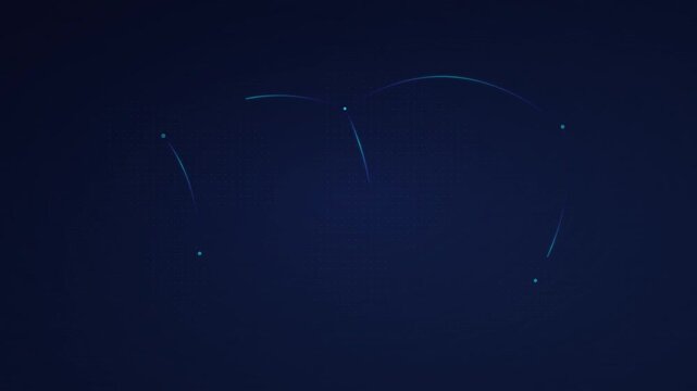 professional indigo corporate world map network background