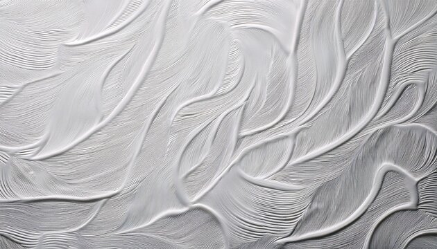 White Grained Embossed Texture As Background