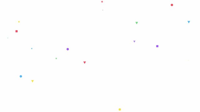 vibrant abstract confetti explosion party motion background