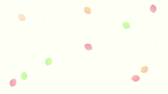 vibrant spring flower abstract vector motion background