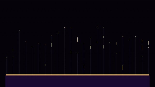 Futuristic quantum processor HUD with data equalizer and superposition metrics