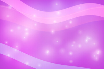 Fototapeta premium A rich purple abstract scene features layered wave shapes and twinkling light points, creating a celebratory, elegant mood for event promos and titles.