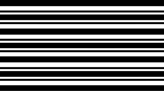 Black and white horizontal lines.
