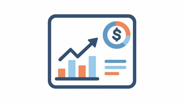 Bar Chart Rising for Investment Performance Analysis