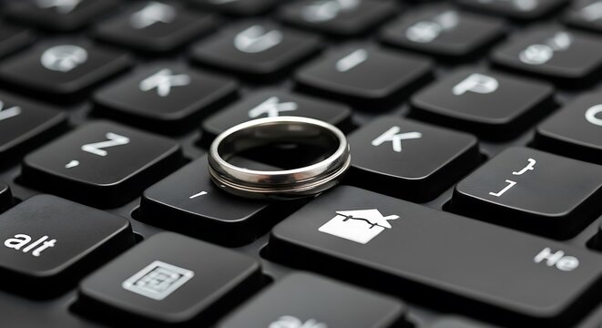 Close-up view of a laptop keyboard with illuminated keys.