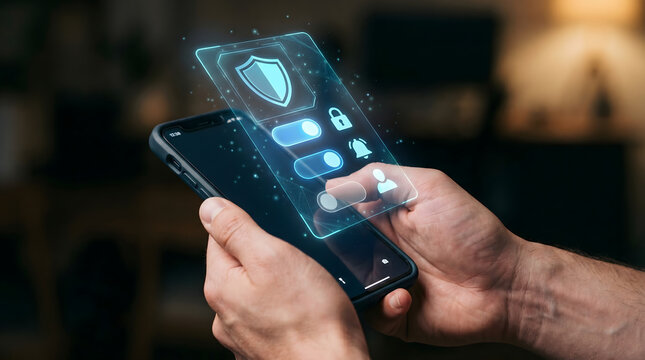Sistem kontrol izin aplikasi dan manajemen privasi mobile berbasis pengaturan keamanan digital