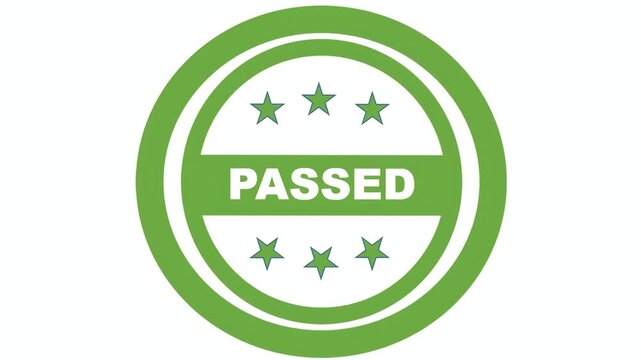 Approved QC Passed Seals with Stars Check Marks and Overlay Animation Elements