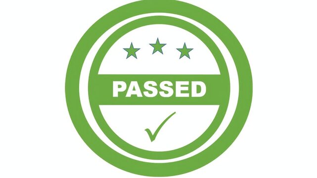 Approved QC Passed Seals with Stars Check Marks and Overlay Animation Elements