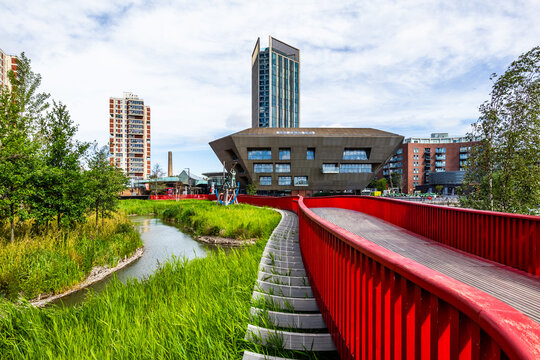 Canada Water is an area of Rotherhithe in the Docklands of south-east London. It is named after a freshwater lake and wildlife refuge.  Shot on 11 June 2026.