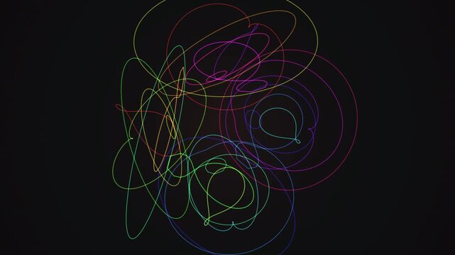 Abstract 4K UHD loop featuring a glowing crimson gyroscope morphing through an abstract topology field drifting in hypnotic slow motion. Ideal for corporate background, meditation background. 4K UHD.