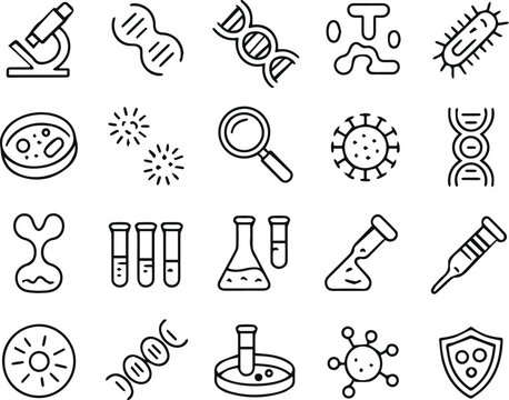 Testing icons for laboratory assays