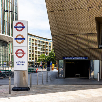 Canada Water is an area of Rotherhithe in the Docklands of south-east London. It is named after a freshwater lake and wildlife refuge.  Shot on 11 June 2026.