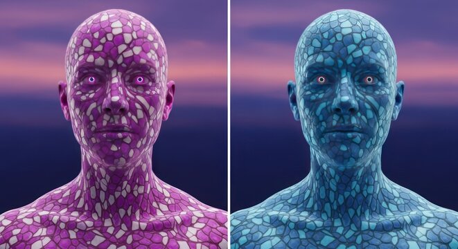 man and woman