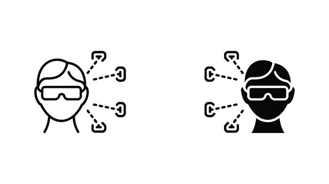 Vector illustration showing human body proportions with measurement markers, alignment guides, and structured figure layout for educational use.