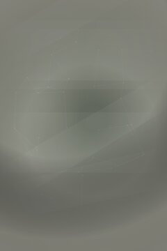 Transparent wireframe geometric cube
