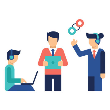 Collaborative technical support and business team