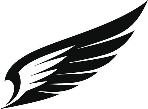 Single Wing Minimalist Emblem