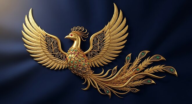 Close-up of majestic golden eagle in flight.