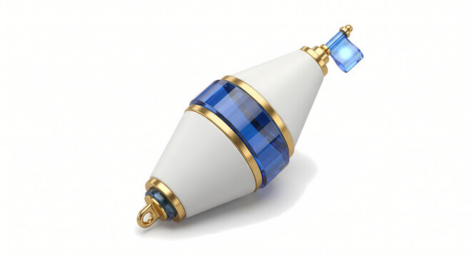 Water Polo Field Marker, 3D Isometric Floating Court Corner Buoy with Sapphire Glass Belt.