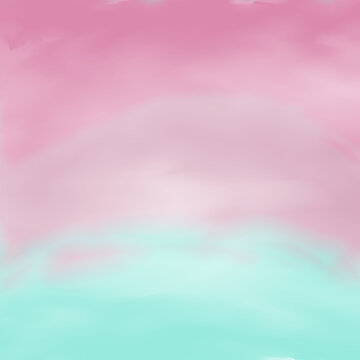 fondo rosa y verde menta