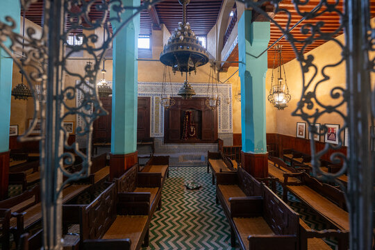 Ibn Danan Synagogue Interior - Fez, Morocco