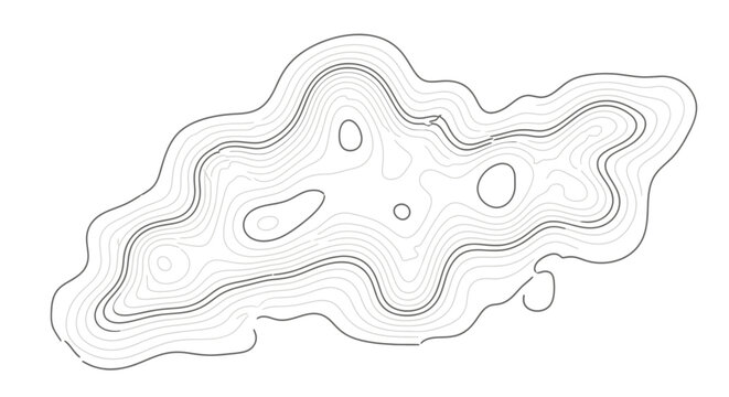 Topographic Map Contour Lines, Abstract Terrain Background, Altitude Chart