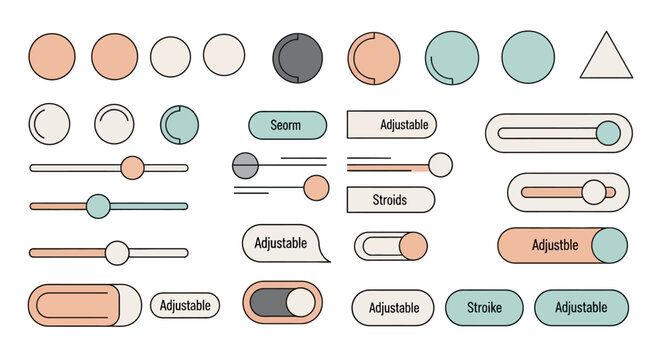 UI Elements: Sliders, Toggles, Buttons, Input Fields