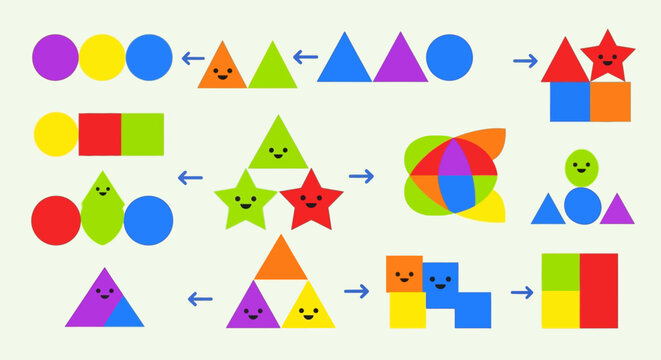 Color Shapes Learning Game