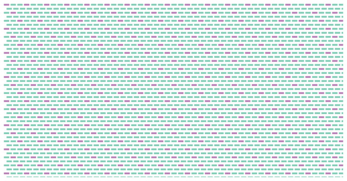 Seamless dashed line pattern in pastel green and purple offers delicate texture and visual appeal for modern design projects.
