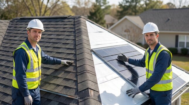 Roofers Showcasing Roof Types
