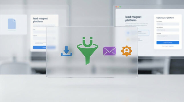 Digital Marketing Lead Generation Funnel and Lead Magnet Strategy for Business Growth and Customer Acquisition on Modern Platform
