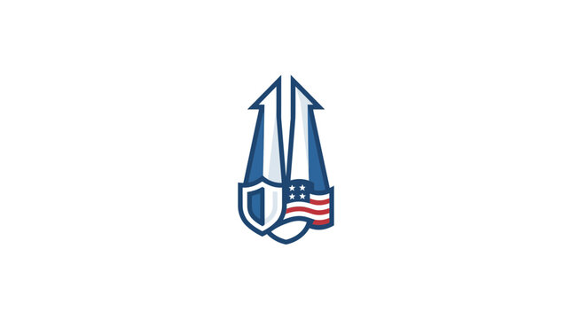 American Shield Trident Emblem Concept
