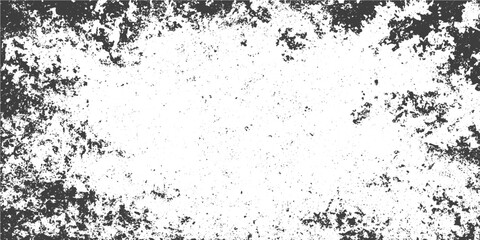 Fototapeta premium Black and White Grunge Texture Background with Distressed Weathered Effect and Grainy Splatter
