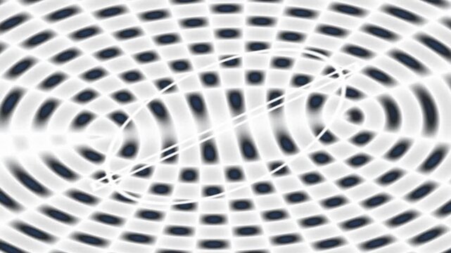 Concentric Circles Motion Blur Abstract Pattern