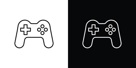 Gamepad icon set designs. vector illustration eps © Sara